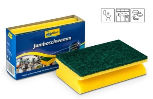 aQualine GRIP XXL šveitimo kempinė su nagų apsauga