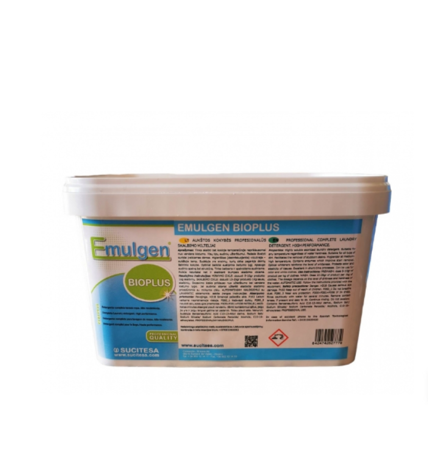 Skalbimo milteliai EMULGEN BIOPLUS, 3Kg