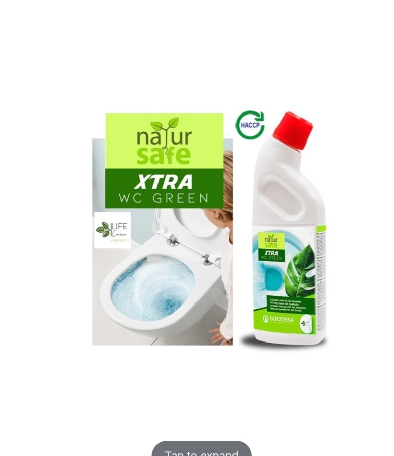 Ekologiškas wc gelis NATURSAFE XTRA GREEN 1L